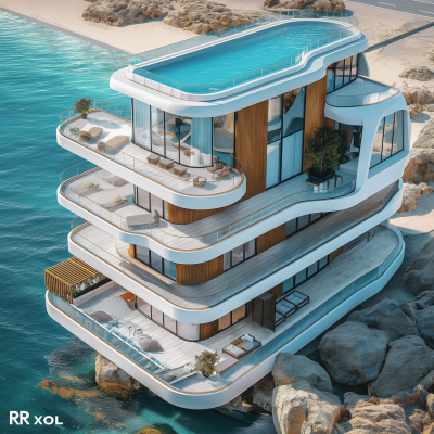 Luxury Apartment Building in Dubai Islands