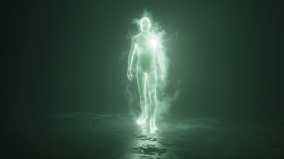 Glowing Human Figure