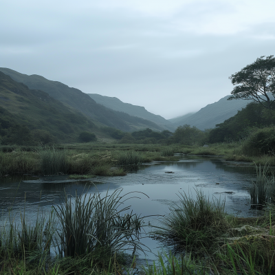 Desaturated Landscape