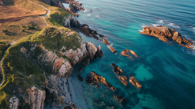 Cherbourg Sea Coast Landscape