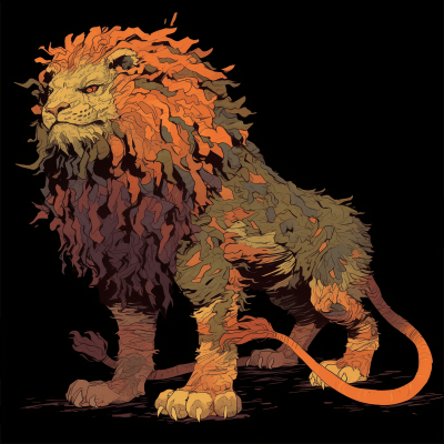 Carpet Monster Lion