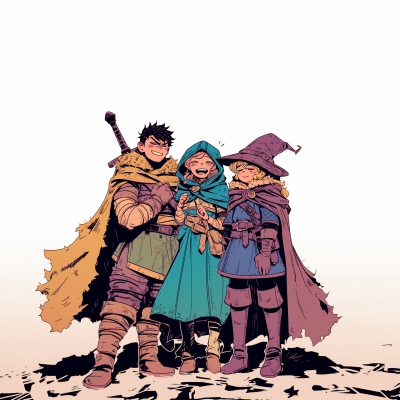 Adventuring Heroes Trio