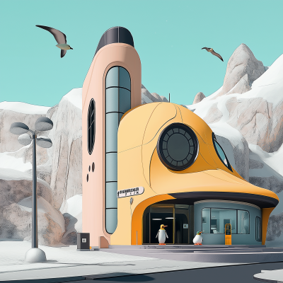 Penguin Hospital in Urban Setting