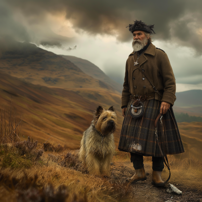 Highlander in Scotland