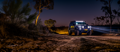 Nighttime Off-Road Adventure