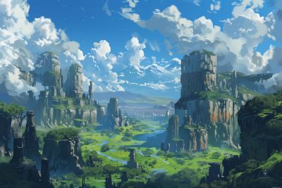 Fantasy Landscape Concept Art