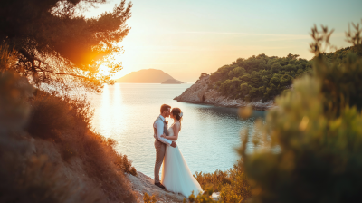 Wedding Couple in Alonnisos Island