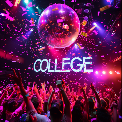 College Party at Concert Venue