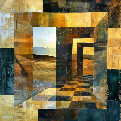 Golden Plains Geometry Collage