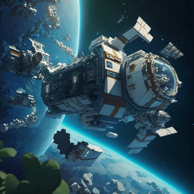 Minecraft Space Station