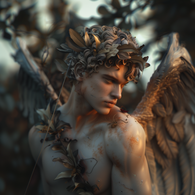 Hyper Realistic Male Cupid