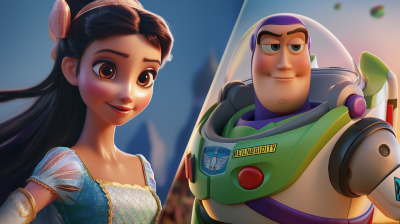 Disney Princess and Buzz Lightyear