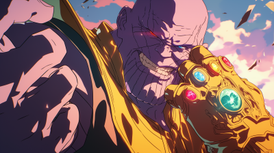 Anime Style Thanos