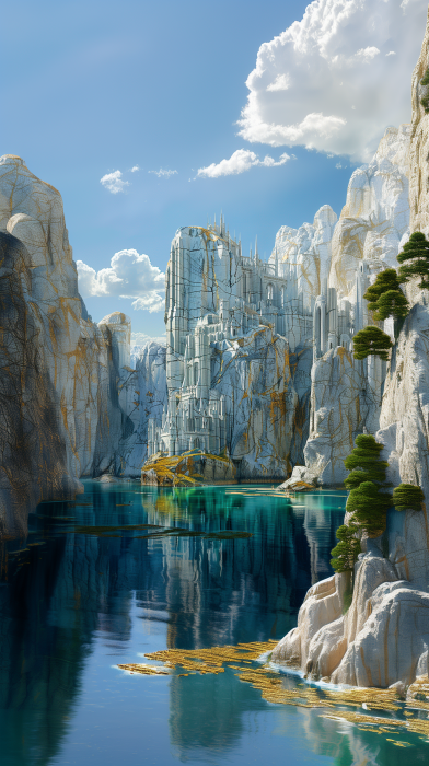 Minas Tirith on Blue Marble Hill