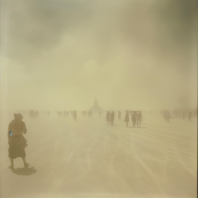 Burning Man Dust Storm