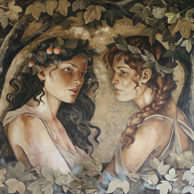 Renaissance Style Wall Mural