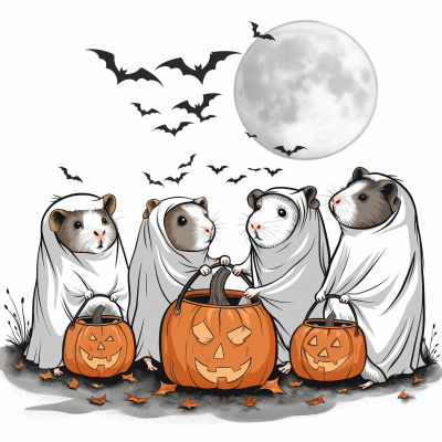 Spooky Guinea Pigs