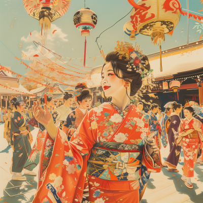 Traditional Taisho Era Festival