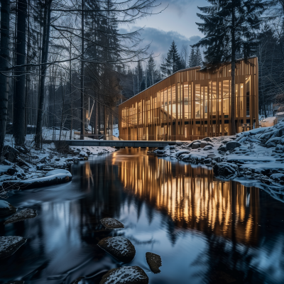 Timber Architecture in the Forest