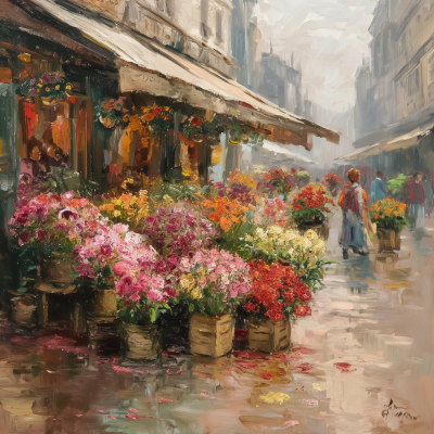 French Flower Market