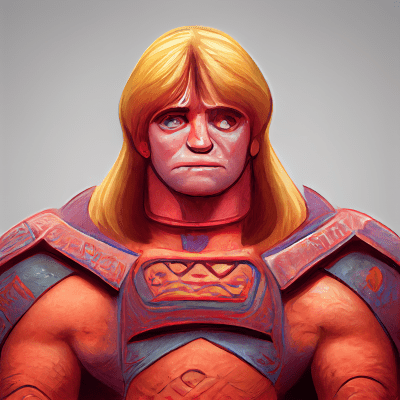 He-Man Style Character with Good Morals