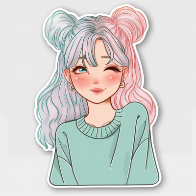 Kawaii Sticker Design