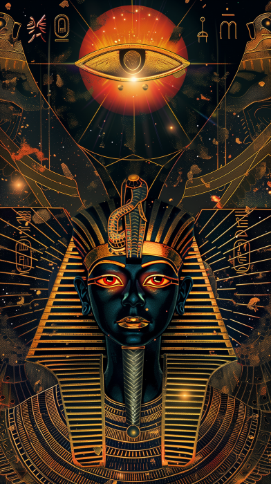 Egyptian Sun God RA Portrait