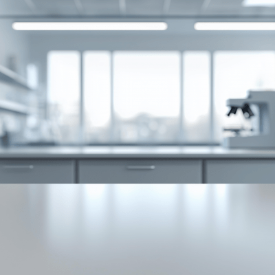 Minimalistic Table in Laboratory