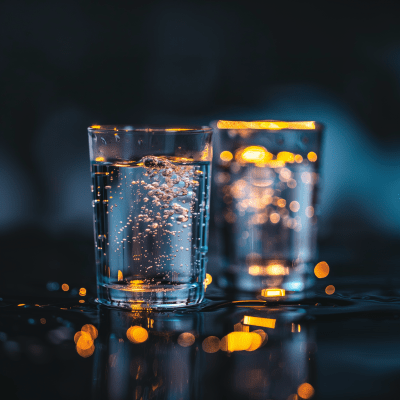 Refreshing Water Glasses