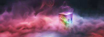 Floating Crystal Cube