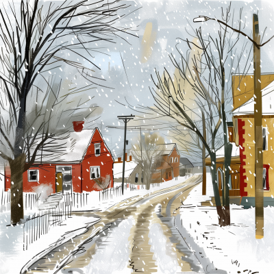 Snowy Town