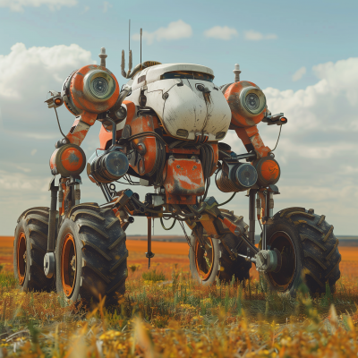 Futuristic Robot for Field Farming