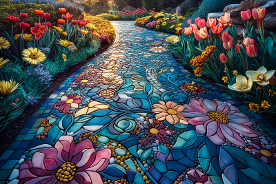 Enchanted Garden Pathway