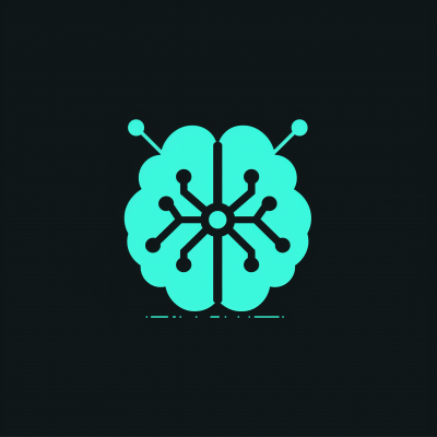 AI Project Icon with Brain