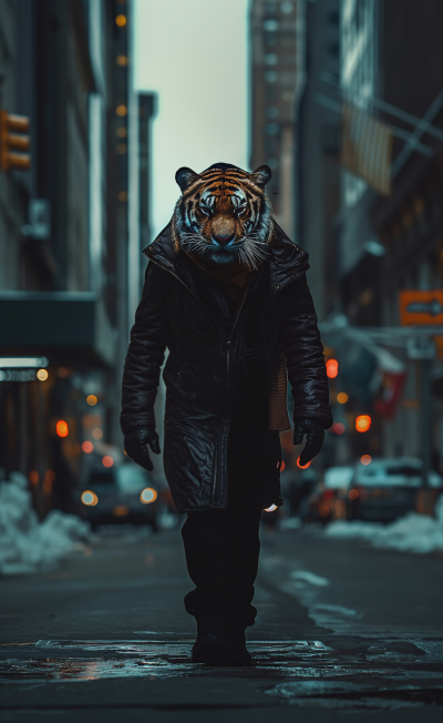 Vigilante Tiger in New York City