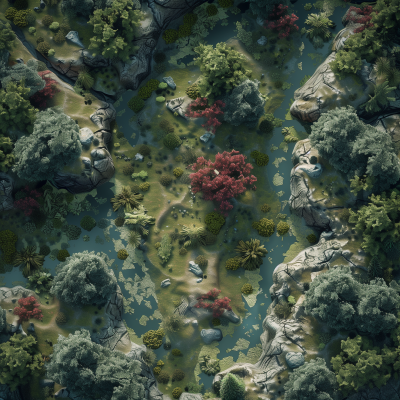 Forest Battle Map