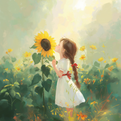 Sunflower Girl