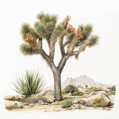 Joshua Tree Desert Landscape