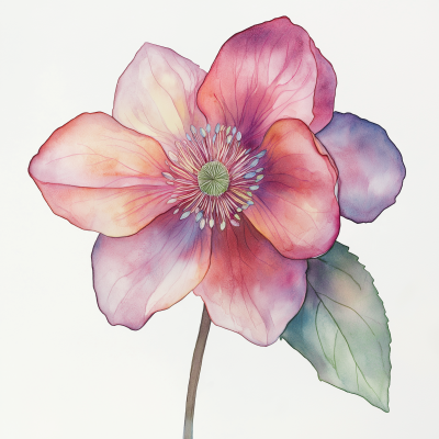 Watercolor Flower