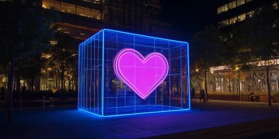 Urban Neon Heart