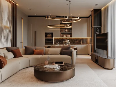 Luxury Living Room Interior