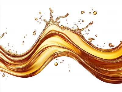 Engine Oil Splash Wave