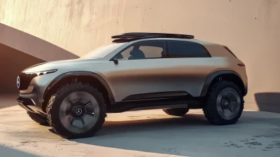 Concept SUV Benz GLE Sideview