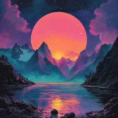 Mountains and Water Album Cover Art