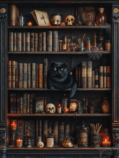 Witches Bookshelf