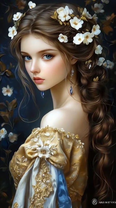 Elegant Princess Portrait