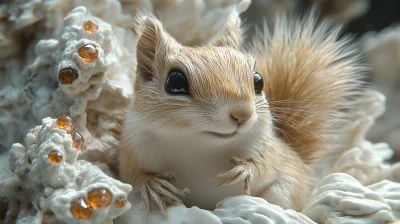 Root Chipmunk and Majestic White Tree