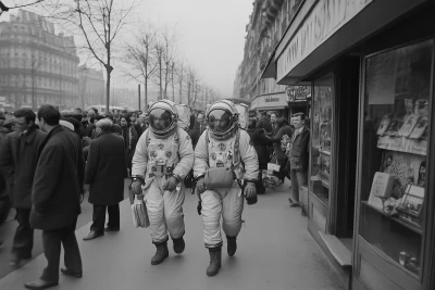 Spacemen in Paris