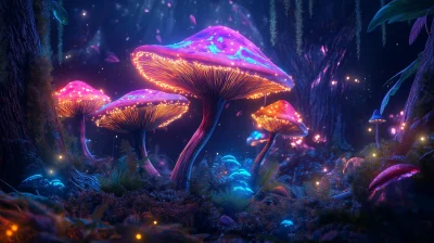 Psychedelic Fairytale Forest