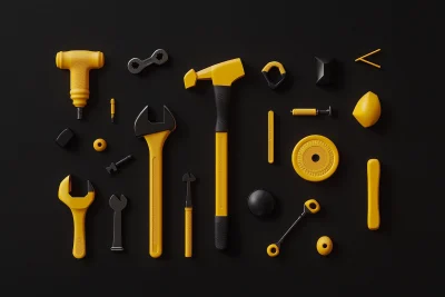 Tools 3D Illustration